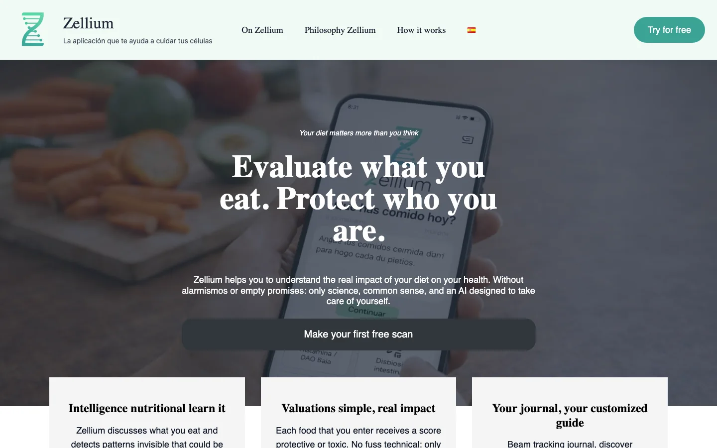 Zellium website